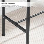 Rustic Brown Tall Bar Table for Small Spaces