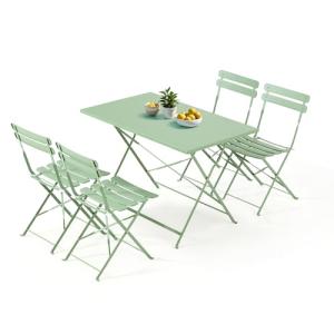 5-Piece Foldable Patio Dining Set for 4
