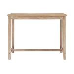 Linon Claridge 36" Tall Distressed Brown Pub Set