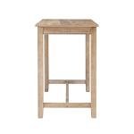 Linon Claridge 36" Tall Distressed Brown Pub Set