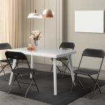 VINGLI 10 Pack Folding Black Chairs for Events