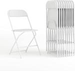 Flash Furniture Hercules 10-Pack Heavy-Duty Folding Chairs