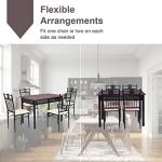 5-Piece Outdoor Dining Table Set for 4