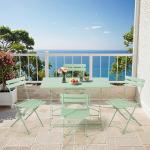 5-Piece Foldable Patio Dining Set for 4