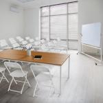 VINGLI 10 White Folding Chairs for Outdoor Events