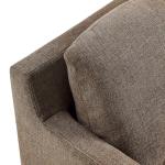Mocha Swivel Accent Chair for Outdoor Dining