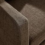 Mocha Swivel Accent Chair for Outdoor Dining