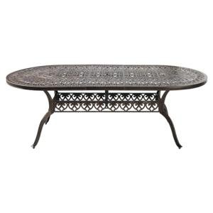 Cast Aluminum Outdoor Dining Table for 8-10