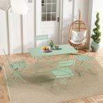5-Piece Foldable Patio Dining Set for 4