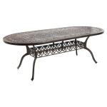 Cast Aluminum Outdoor Dining Table for 8-10