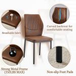 79" Outdoor Dining Set for 8 with Cushioned Chairs