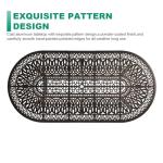 Cast Aluminum Outdoor Dining Table for 8-10