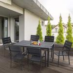 AECOJOY 7 Piece Patio Dining Set for 6