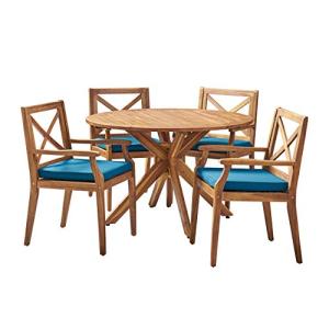 Jordan 5-Piece Acacia Wood Outdoor Dining Set