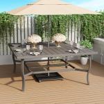 HAPPATIO 9-Piece Outdoor Dining Set for 8