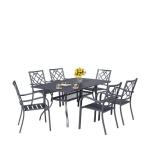 Omelaza 7-Piece Outdoor Dining Set with Chairs