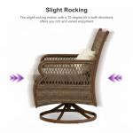 Purple Leaf Outdoor Dining Set for 6 People