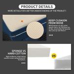 Navy Blue 6-Piece Rattan Patio Sectional Set