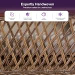 Purple Leaf Outdoor Dining Set for 6 People