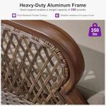 Purple Leaf Outdoor Dining Set for 6 People