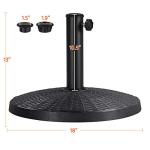 Heavy Duty 18" Round Patio Umbrella Base