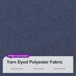 Navy Blue 10' Cantilever Patio Umbrella with Base