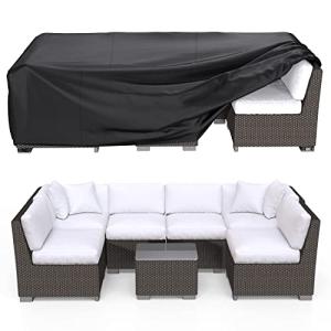 BROSYDA Waterproof Patio Furniture Set Cover 108"x82