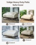 Waterproof Outdoor Sofa Cover for Three Seats