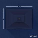 9x12ft LED Patio Umbrella with 360° Rotation