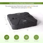 Large 9x12 FT Outdoor Cantilever Patio Umbrella