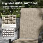 PHI VILLA 6-Person Outdoor Dining Set with Umbrella