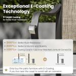 PHI VILLA 6-Person Outdoor Dining Set with Umbrella