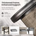 PHI VILLA 6-Person Outdoor Dining Set with Umbrella