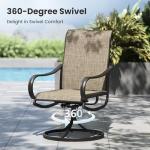 PHI VILLA 6-Person Outdoor Dining Set with Umbrella