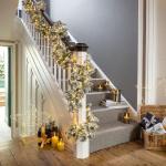 Luxury Frosted Christmas Garland - Artificial Snowy Spruce