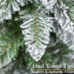 Luxury Frosted Christmas Garland - Artificial Snowy Spruce