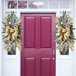 Prelit Christmas Stairway Garland with Lights