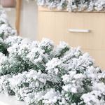 8.8ft Snowy Pine Christmas Garland for Decor