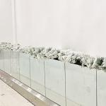 8.8ft Snowy Pine Christmas Garland for Decor