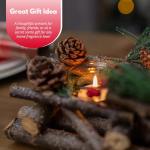 Festive Candle Holder for Christmas Table Decor