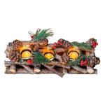 Festive Candle Holder for Christmas Table Decor