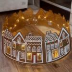 Lighted Gingerbread House Christmas Tree Collar