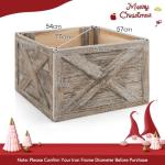 Vintage Wooden Christmas Tree Collar Box Stand