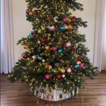 Lighted Gingerbread Village Christmas Tree Collar
