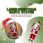 Deluxe Standing Santa Claus Xmas Decor (Mega 118cm)