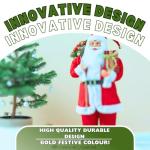 Deluxe Standing Santa Claus Xmas Decor (Mega 118cm)