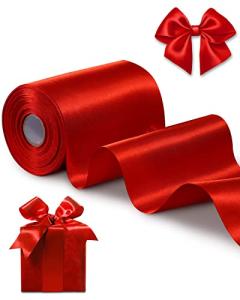 Christmas Red Satin Ribbon for Festive Occasions