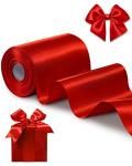 Christmas Red Satin Ribbon for Festive Occasions