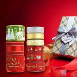 9 Rolls Of Assorted Christmas Ribbons Red/Silver/Gold/Green 