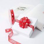 9 Rolls Of Assorted Christmas Ribbons Red/Silver/Gold/Green 